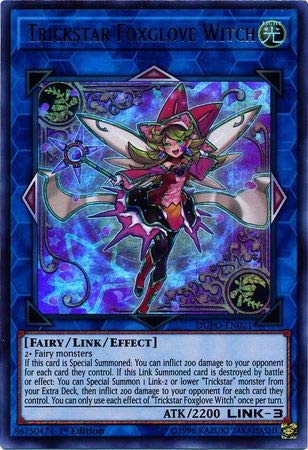 Amazon.com: Yu-Gi-Oh! - Trickstar Foxglove Witch - DUPO-EN021